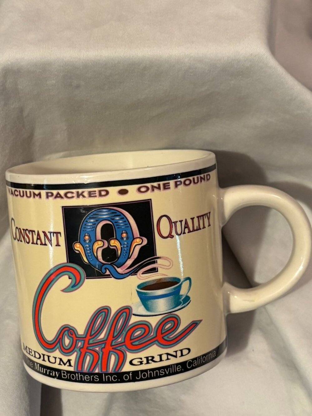 VTG 1999 Constant Quality Coffee Mug/Cup-Westwood-Coffees of Yester Year-EX CND.